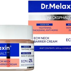 Krem do szyi Dr.Melaxin z formułą ECM-5 2% dla ujędrnienia i odmłodzenia skóry.