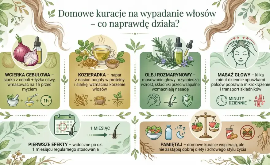 Wypadanie włosów - Domowe sposoby, które działają!