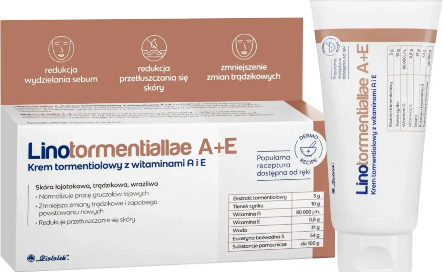 Linotormentiallae A+E - Na co pomaga i jak stosować ten krem?
