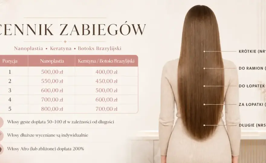 Nanoplastia włosów - efekty, cena i bezpieczeństwo zabiegu