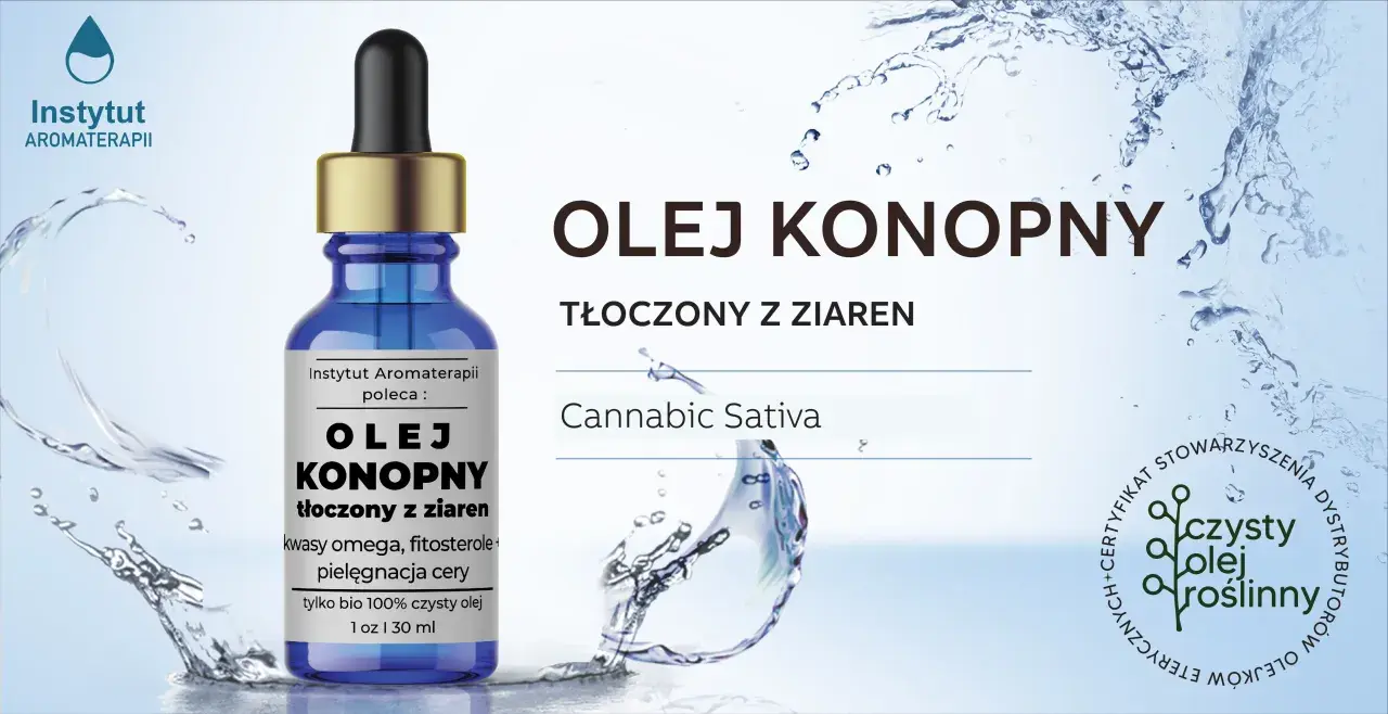 Odkryj niezwykłe olej konopny właściwości. Czysty olej tłoczony z ziaren, idealny do pielęgnacji cery.