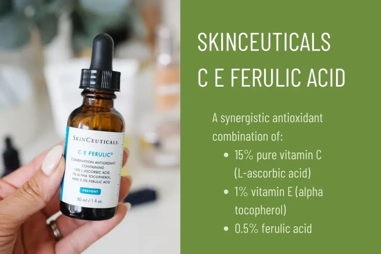 Serum SkinCeuticals C E Ferulic z kwasem ferulowym, witaminą C i E. Ochrona i odmłodzenie skóry.