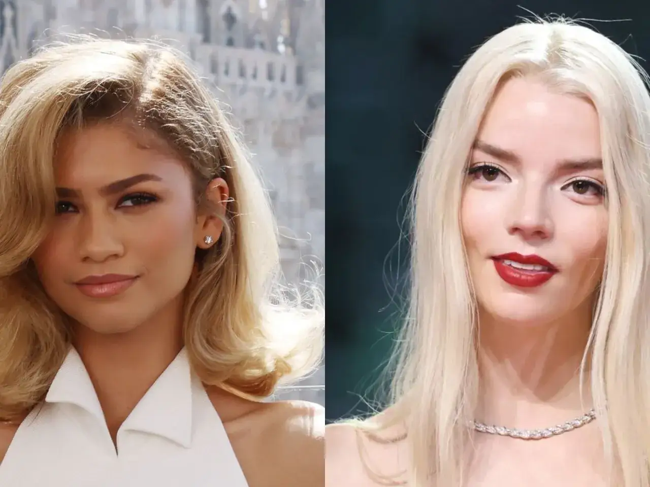 Zendaya i Anya Taylor-Joy prezentują nowoczesne pasemka, każda w swoim unikalnym stylu.